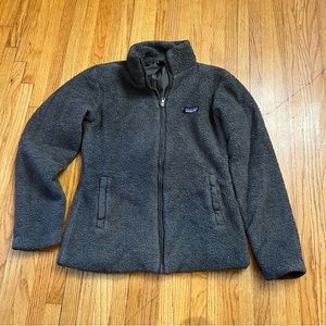 Patagonia Medium Women's Los Gatos Gray Full Zip Fleece Jacket.